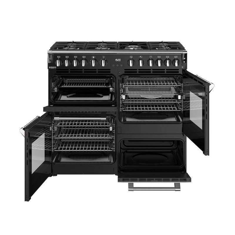 Stoves DX RCA RICH 100DF 100cm Richmond DX Dual Fuel Range Cooker - Black