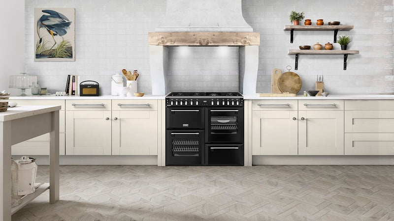 Stoves DX RCA RICH 100DF 100cm Richmond DX Dual Fuel Range Cooker - Black