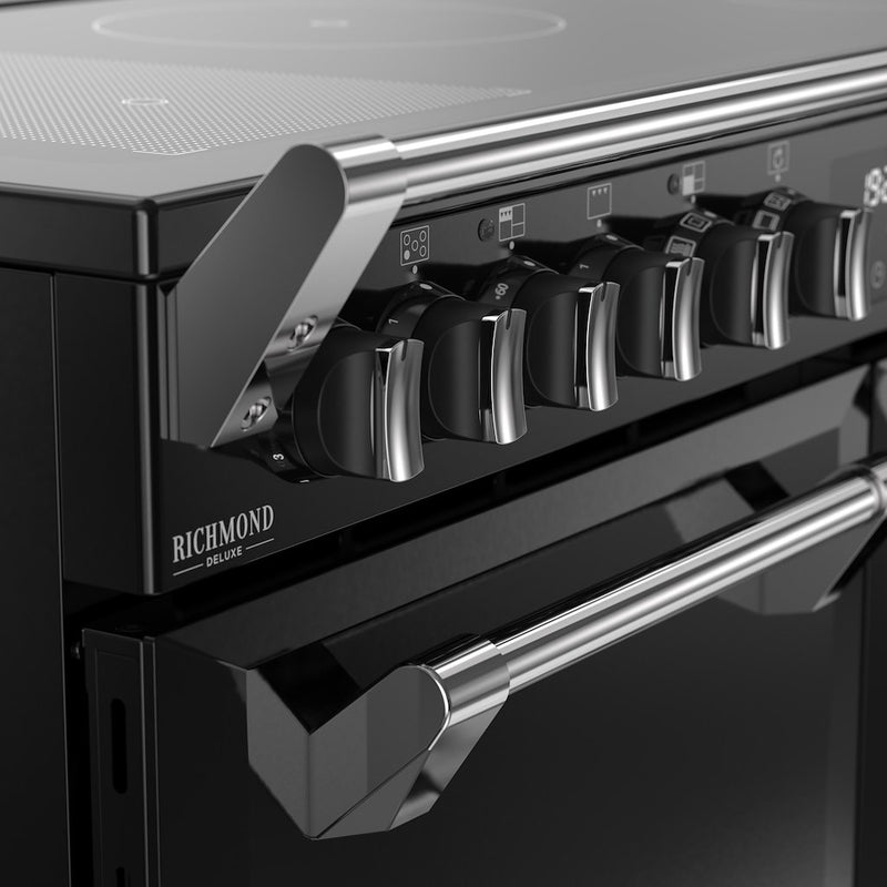 Stoves DX RCA RICH 100Ei RTY 100cm Richmond DX Electric Induction Rotary Range Cooker - Black