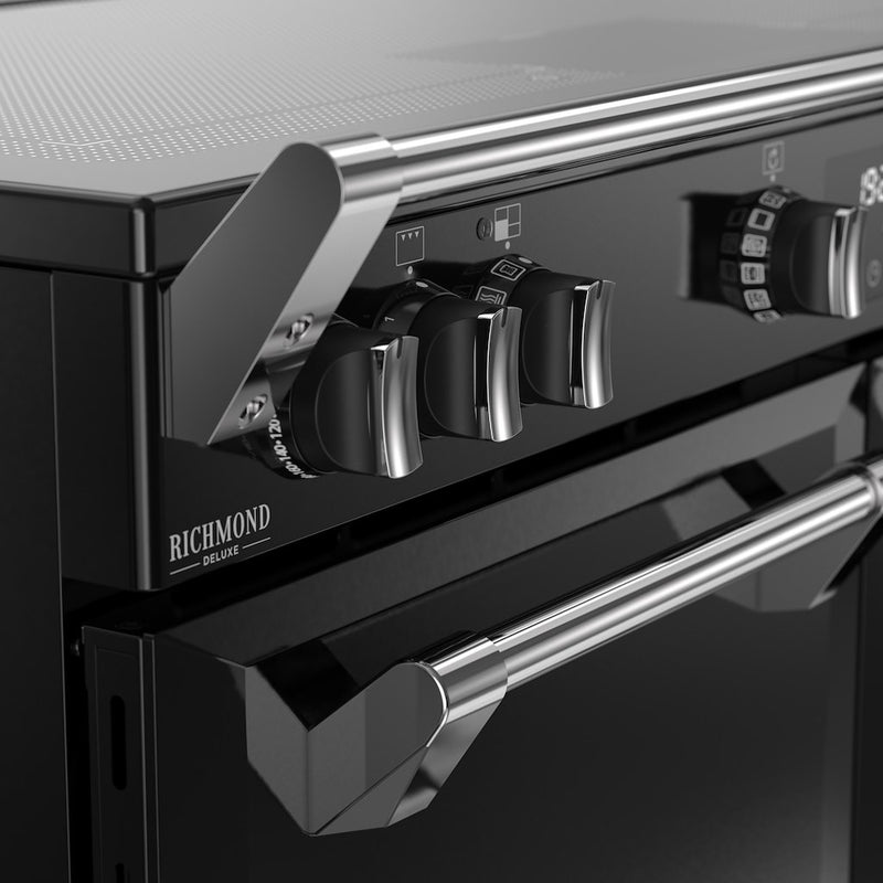 Stoves DX RCA RICH 100Ei ZLS 100cm Richmond DX Electric Induction Zoneless Range Cooker - Black