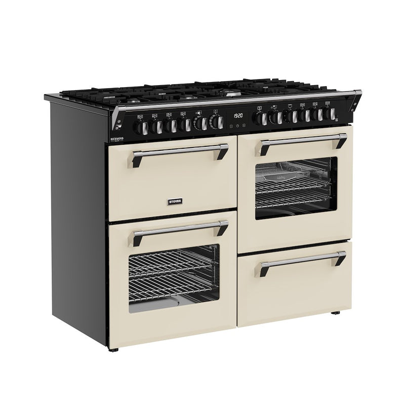 Stoves DX RCA RICH 110DF 110cm Richmond DX Dual Fuel Range Cooker - Cream