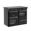 Stoves DX RCA RICH 110Ei RTY 110cm Richmond DX Electric Induction Rotary Range Cooker - Black Thumbnail