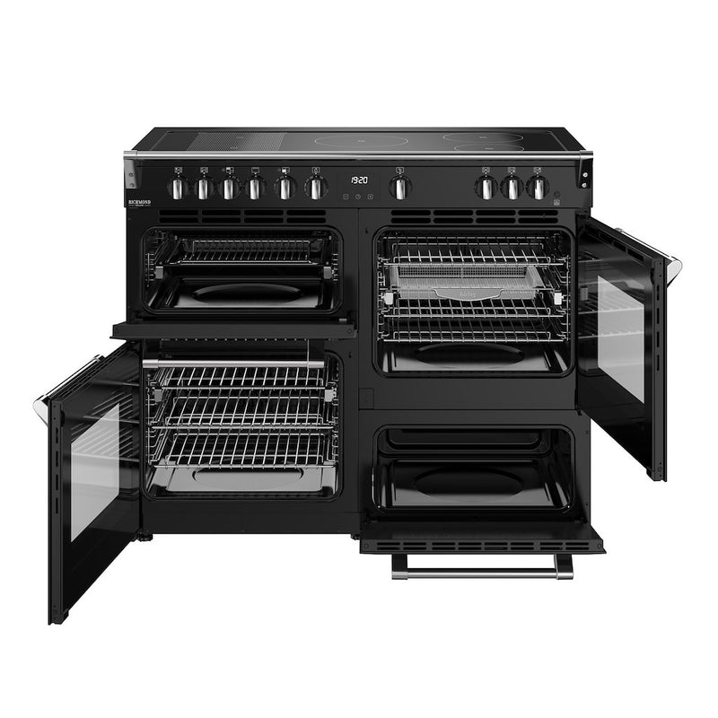 Stoves DX RCA RICH 110Ei RTY 110cm Richmond DX Electric Induction Rotary Range Cooker - Black