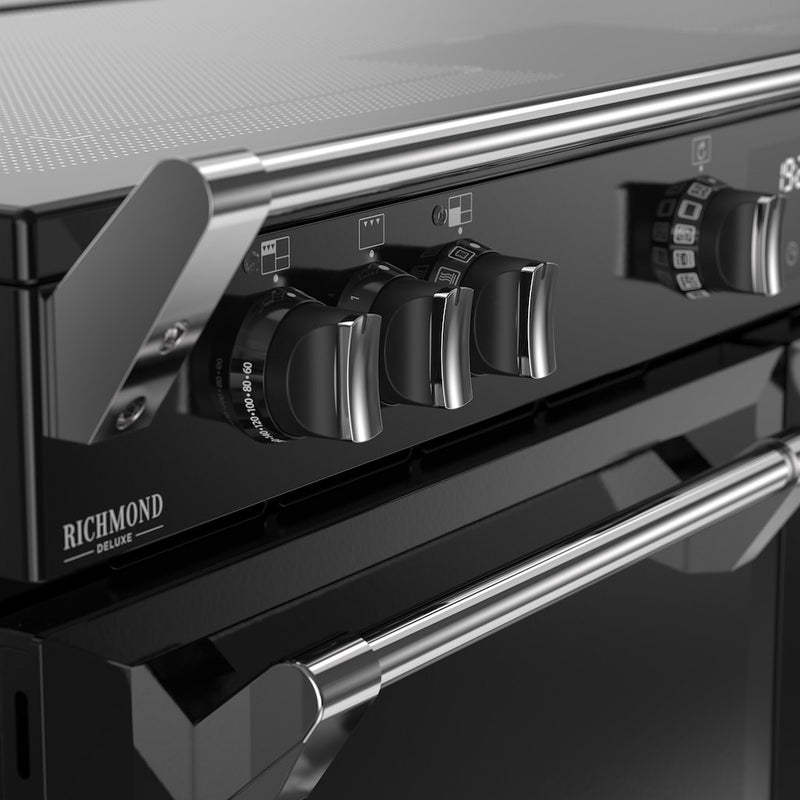 Stoves DX RCA RICH 110Ei ZLS 110cm Richmond DX Electric Induction Zoneless Range Cooker - Black