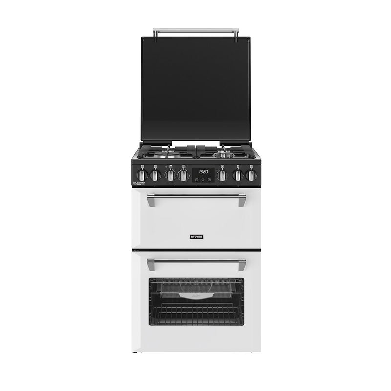 Stoves DX MRA RICH 60DF 60cm Dual Fuel Cooker with Double Oven - Ice White