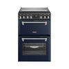 Stoves DX MRA RICH 60DF 60cm Dual Fuel Cooker with Double Oven - Midnight Blue Thumbnail