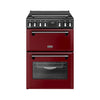 Stoves DX MRA RICH 60DF 60cm Dual Fuel Cooker with Double Oven - Garnet Red Thumbnail