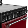 Stoves DX MRA RICH 60Ei RTY 60cm Richmond DX Electric Induction Rotary Cooker - Garnet Red Thumbnail