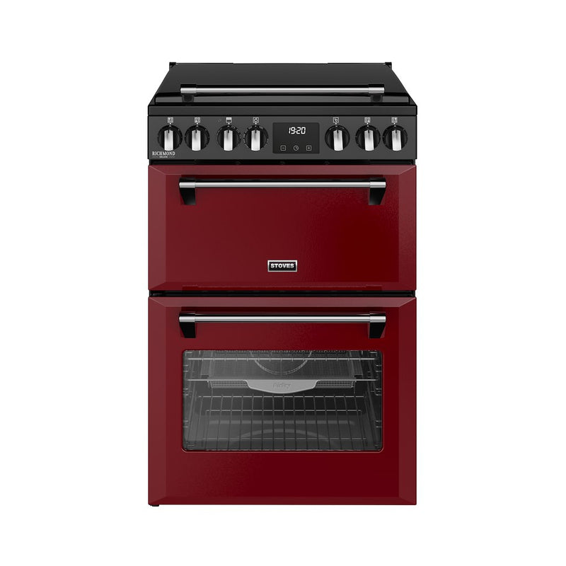 Stoves DX MRA RICH 60Ei RTY 60cm Richmond DX Electric Induction Rotary Cooker - Garnet Red