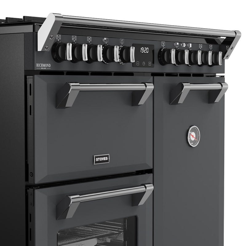 Stoves DX RCA RICH 90DF 90cm Richmond DX Dual Fuel Range Cooker - Anthracite Grey