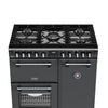 Stoves DX RCA RICH 90DF 90cm Richmond DX Dual Fuel Range Cooker - Anthracite Grey Thumbnail