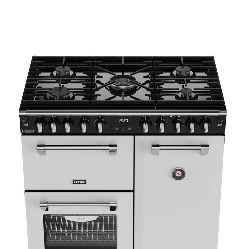 Stoves DX RCA RICH 90DF 90cm Richmond DX Dual Fuel Range Cooker - Ice White