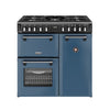 Stoves DX RCA RICH 90DF 90cm Richmond DX Dual Fuel Range Cooker - Twilight Blue Thumbnail