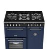 Stoves DX RCA RICH 90DF 90cm Richmond DX Dual Fuel Range Cooker - Midnight Blue Thumbnail