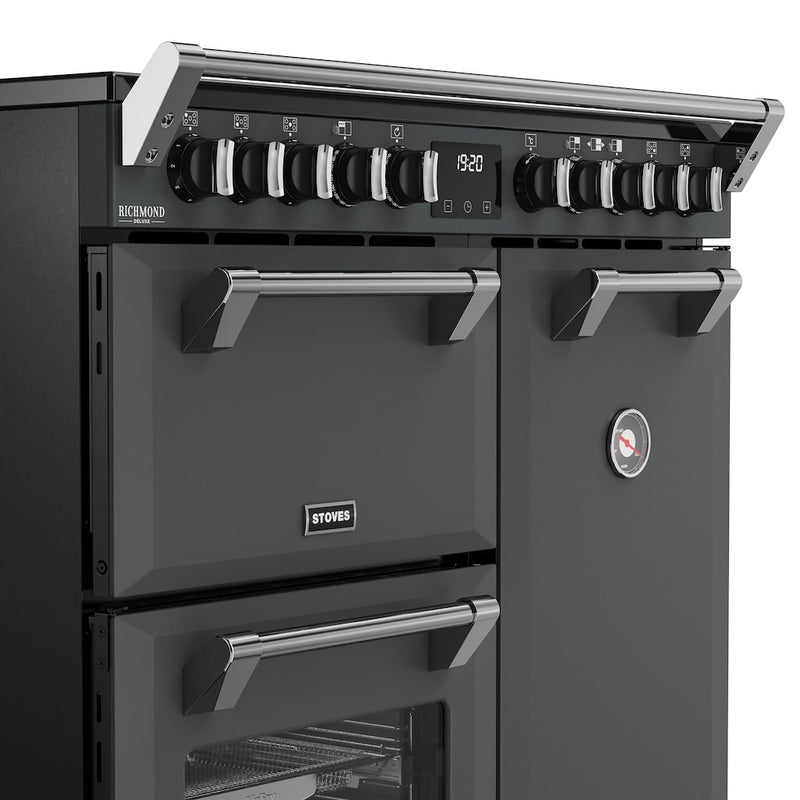 Stoves DX RCA RICH 90Ei RTY 90cm Richmond DX Electric Induction Rotary Range Cooker - Anthracite Grey