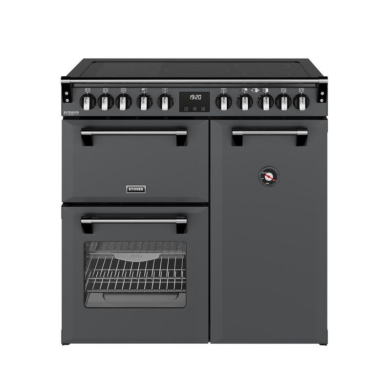 Stoves DX RCA RICH 90Ei RTY 90cm Richmond DX Electric Induction Rotary Range Cooker - Anthracite Grey