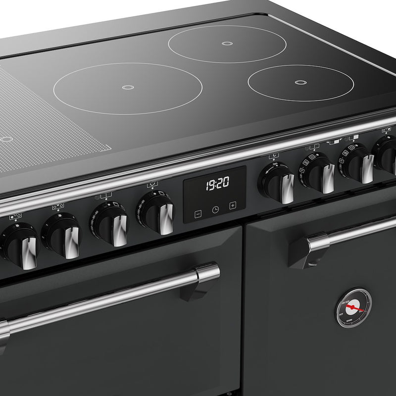 Stoves DX RCA RICH 90Ei RTY 90cm Richmond DX Electric Induction Rotary Range Cooker - Anthracite Grey