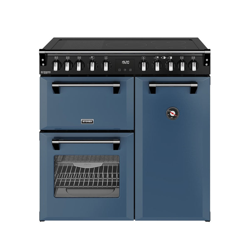 Stoves DX RCA RICH 90Ei RTY 90cm Richmond DX Electric Induction Rotary Range Cooker - Twilight Blue