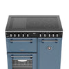 Stoves DX RCA RICH 90Ei RTY 90cm Richmond DX Electric Induction Rotary Range Cooker - Twilight Blue Thumbnail