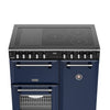 Stoves DX RCA RICH 90Ei RTY 90cm Richmond DX Electric Induction Rotary Range Cooker - Midnight Blue Thumbnail