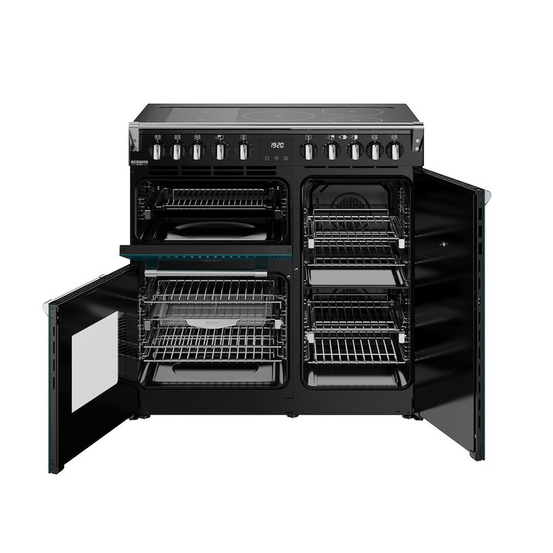 Stoves DX RCA RICH 90Ei RTY 90cm Richmond DX Electric Induction Rotary Range Cooker - Deep Marine