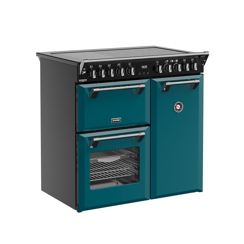 Stoves DX RCA RICH 90Ei RTY 90cm Richmond DX Electric Induction Rotary Range Cooker - Deep Marine