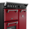 Stoves DX RCA RICH 90Ei RTY 90cm Richmond DX Electric Induction Rotary Range Cooker - Garnet Red Thumbnail