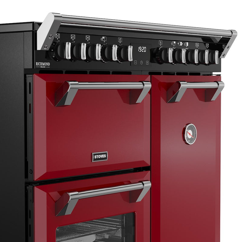 Stoves DX RCA RICH 90Ei RTY 90cm Richmond DX Electric Induction Rotary Range Cooker - Garnet Red