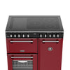 Stoves DX RCA RICH 90Ei RTY 90cm Richmond DX Electric Induction Rotary Range Cooker - Garnet Red Thumbnail