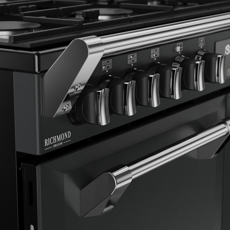 Stoves DX RCA RICH 100DF 100cm Richmond DX Dual Fuel Range Cooker - Anthracite Grey