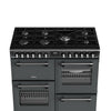 Stoves DX RCA RICH 100DF 100cm Richmond DX Dual Fuel Range Cooker - Anthracite Grey Thumbnail