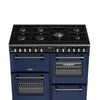 Stoves DX RCA RICH 100DF 100cm Richmond DX Dual Fuel Range Cooker - Midnight Blue Thumbnail