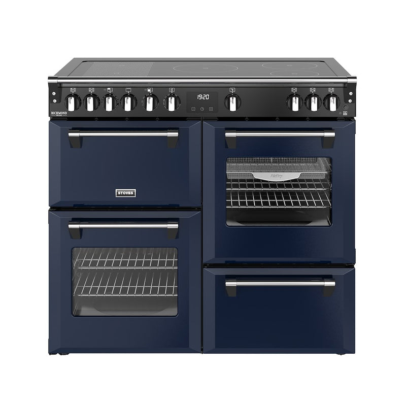 Stoves DX RCA RICH 100Ei RTY 100cm Richmond DX Electric Induction Rotary Range Cooker - Midnight Blue