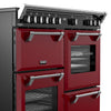 Stoves DX RCA RICH 100Ei RTY 100cm Richmond DX Electric Induction Rotary Range Cooker - Garnet Red Thumbnail