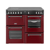 Stoves DX RCA RICH 100Ei RTY 100cm Richmond DX Electric Induction Rotary Range Cooker - Garnet Red Thumbnail