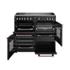 Stoves DX RCA RICH 100Ei RTY 100cm Richmond DX Electric Induction Rotary Range Cooker - Garnet Red Thumbnail