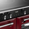 Stoves DX RCA RICH 100Ei RTY 100cm Richmond DX Electric Induction Rotary Range Cooker - Garnet Red Thumbnail