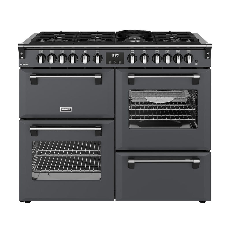 Stoves DX RCA RICH 110DF 110cm Richmond DX Dual Fuel Range Cooker - Anthracite Grey