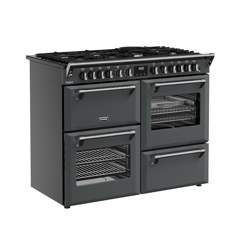 Stoves DX RCA RICH 110DF 110cm Richmond DX Dual Fuel Range Cooker - Anthracite Grey