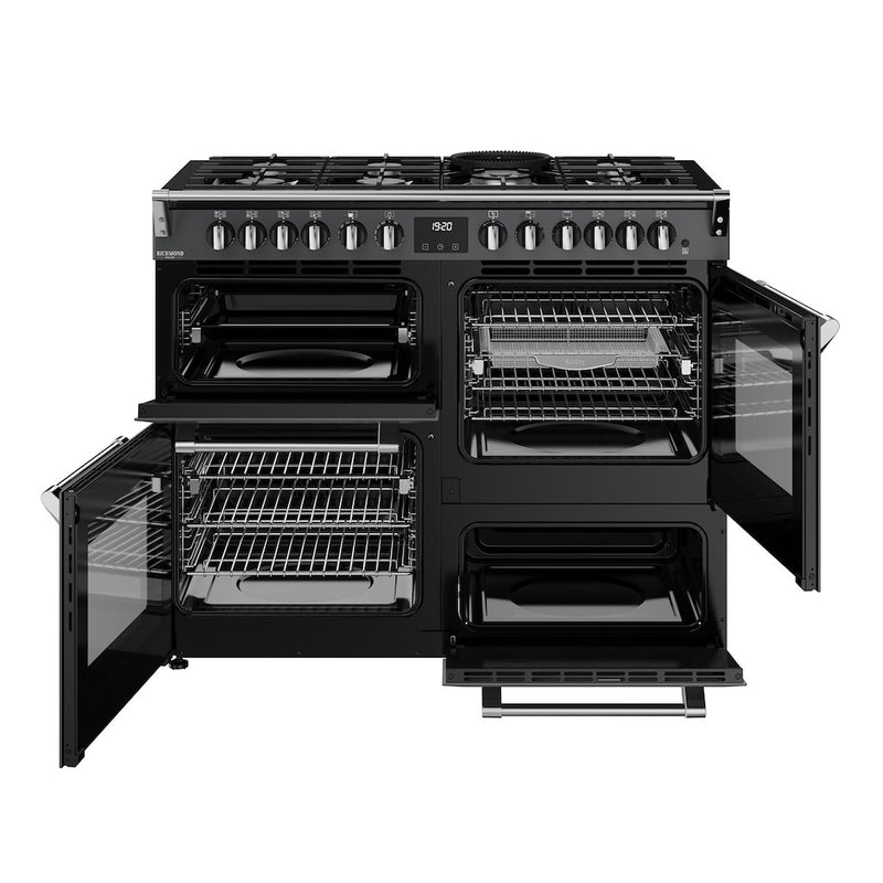 Stoves DX RCA RICH 110DF 110cm Richmond DX Dual Fuel Range Cooker - Anthracite Grey