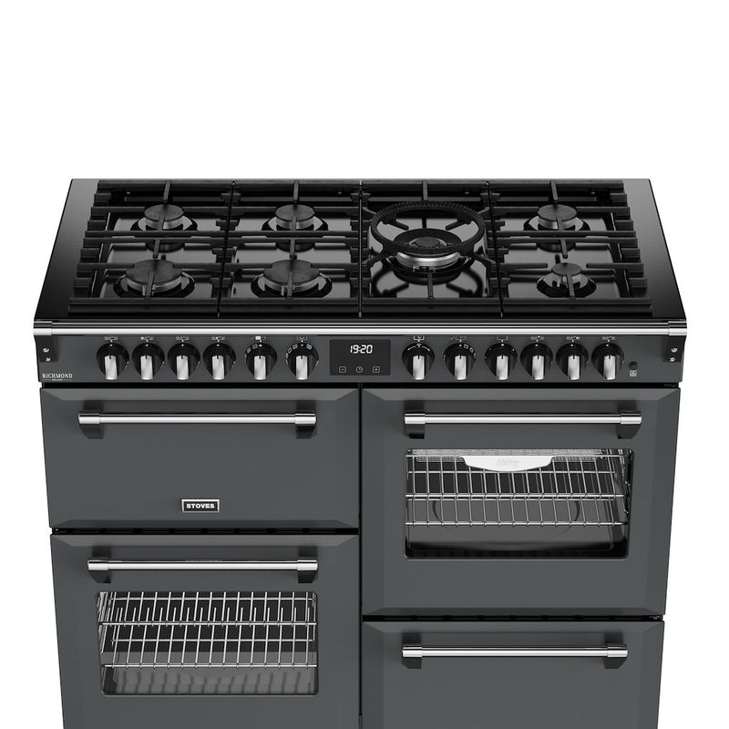 Stoves DX RCA RICH 110DF 110cm Richmond DX Dual Fuel Range Cooker - Anthracite Grey