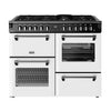 Stoves DX RCA RICH 110DF 110cm Richmond DX Dual Fuel Range Cooker - Ice White Thumbnail