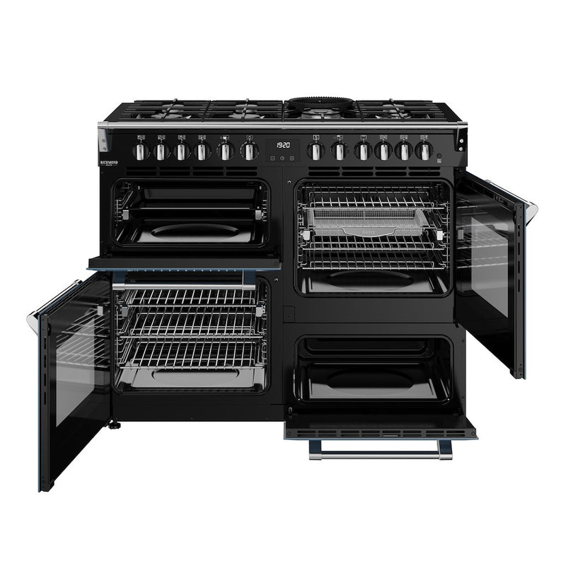 Stoves DX RCA RICH 110DF 110cm Richmond DX Dual Fuel Range Cooker - Twilight Blue