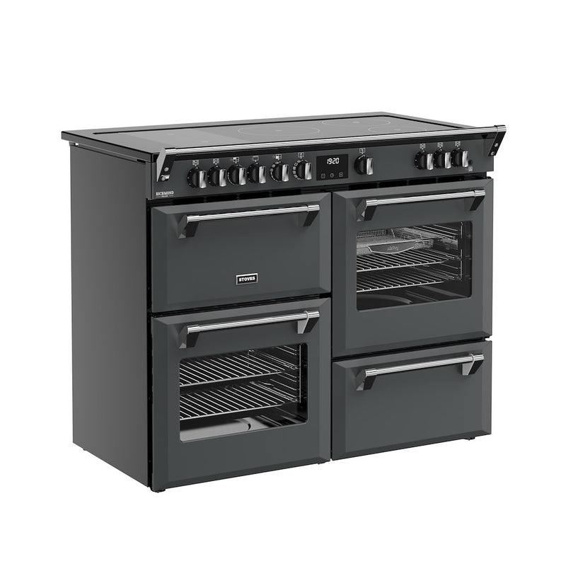 Stoves DX RCA RICH 110Ei RTY 110cm Richmond DX Electric Induction Rotary Range Cooker - Anthracite Grey
