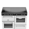 Stoves DX RCA RICH 110Ei RTY 110cm Richmond DX Electric Induction Rotary Range Cooker - Ice White Thumbnail
