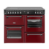 Stoves DX RCA RICH 110Ei RTY 110cm Richmond DX Electric Induction Rotary Range Cooker - Garnet Red Thumbnail