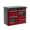 Stoves DX RCA RICH 110Ei RTY 110cm Richmond DX Electric Induction Rotary Range Cooker - Garnet Red Thumbnail