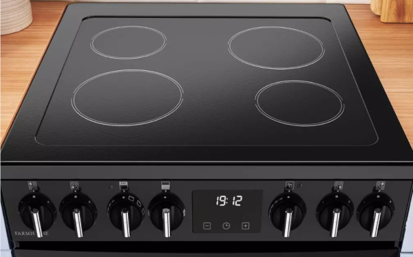 4 zone ceramic hob