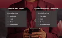 Let AI transform your recipes with steam
