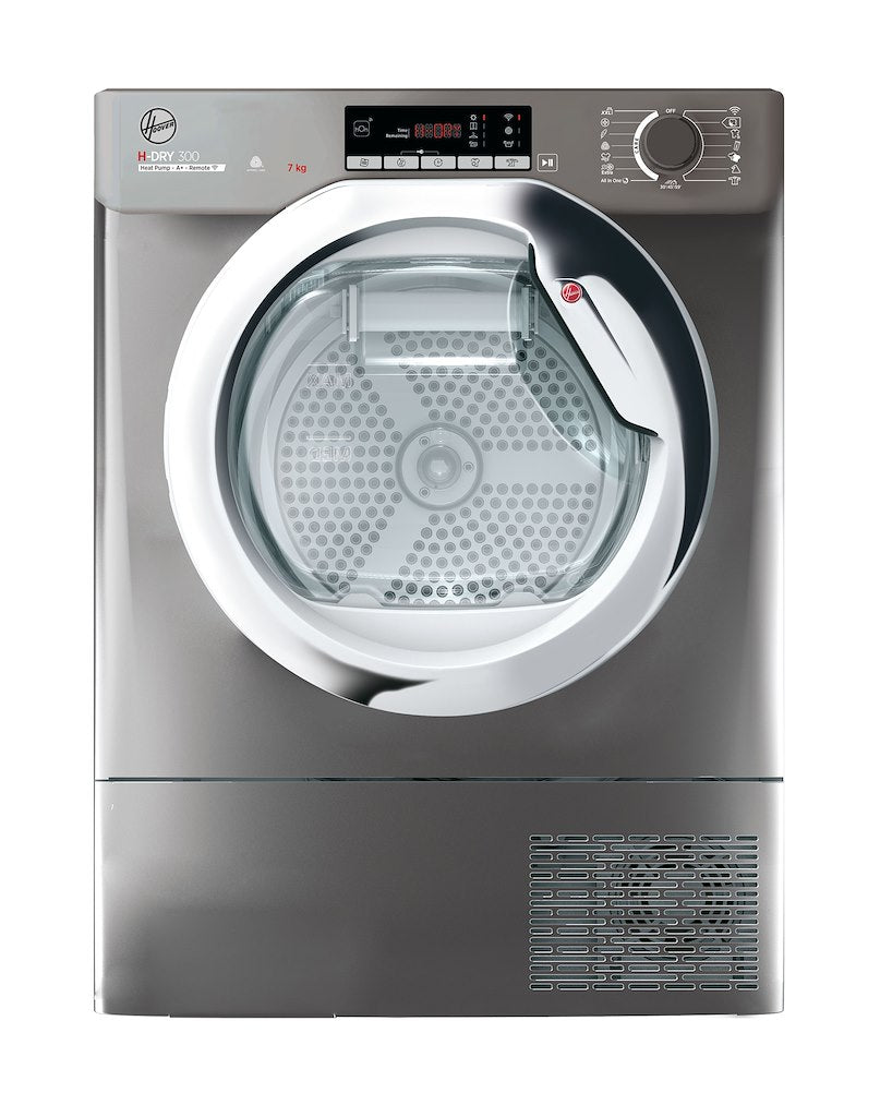 Hoover BATD H7A1TCER-80 H-DRY 300 PRO Integrated 7kg Heat Pump Tumble ...